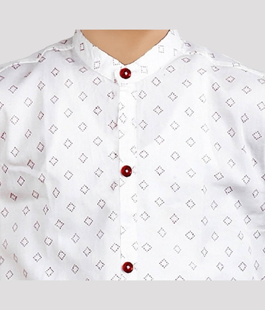 Made In The Shade Pack of 1 Boys 100% Cotton Shirt ( White )