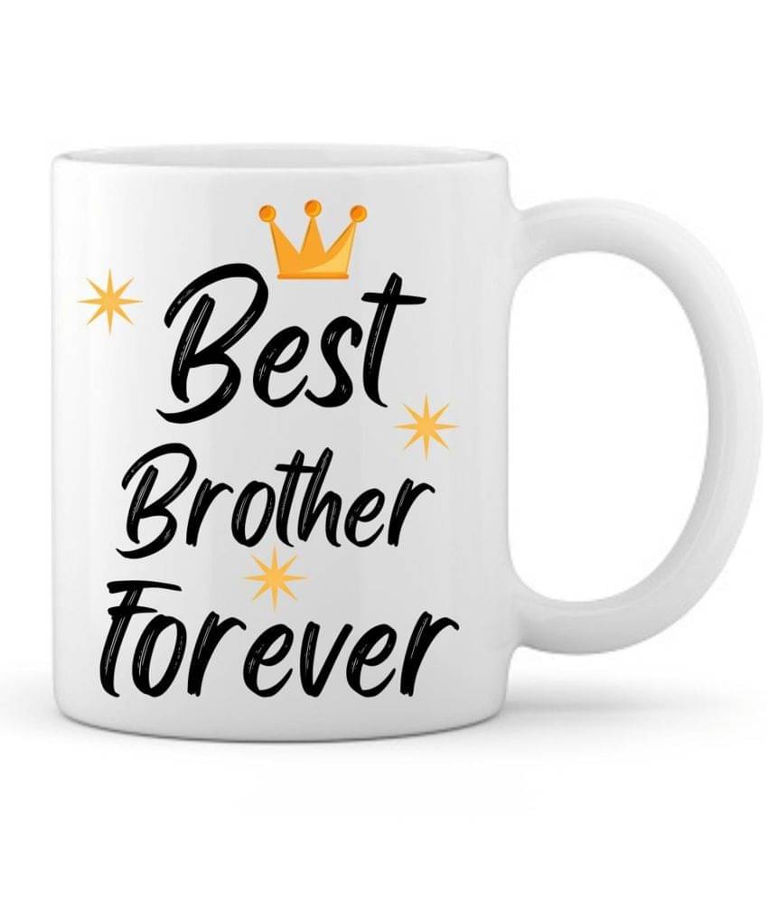     			thrifkart - White Ceramic Coffee Mug ( Pack of 1 )