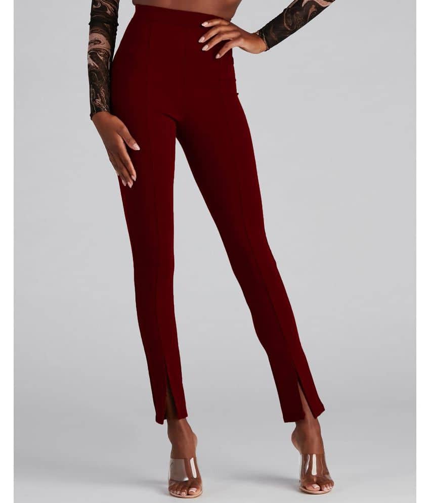 Addyvero - Black Cotton Blend Regular Women's Casual Pants ( Pack of 1 ) - Trousers | Buy online on ZillyBuy