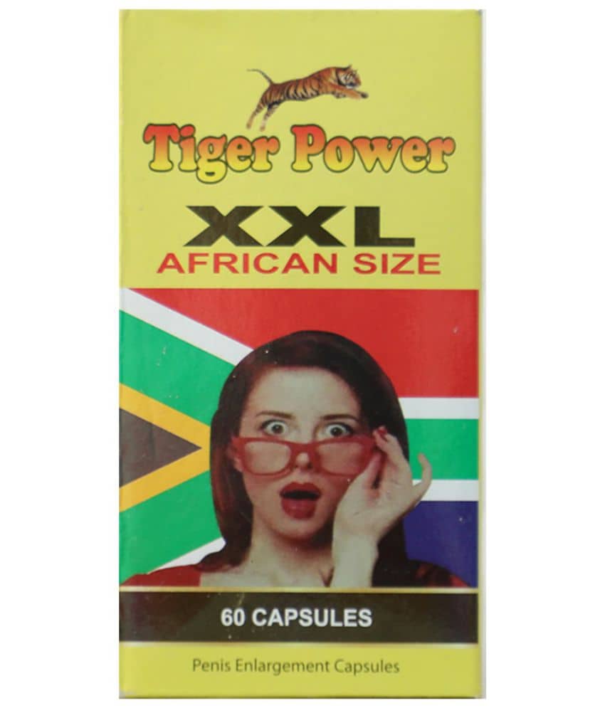 Dr Chopra's Tiger Power XXL African Size 60 no.s Penis Enlargment Capsules