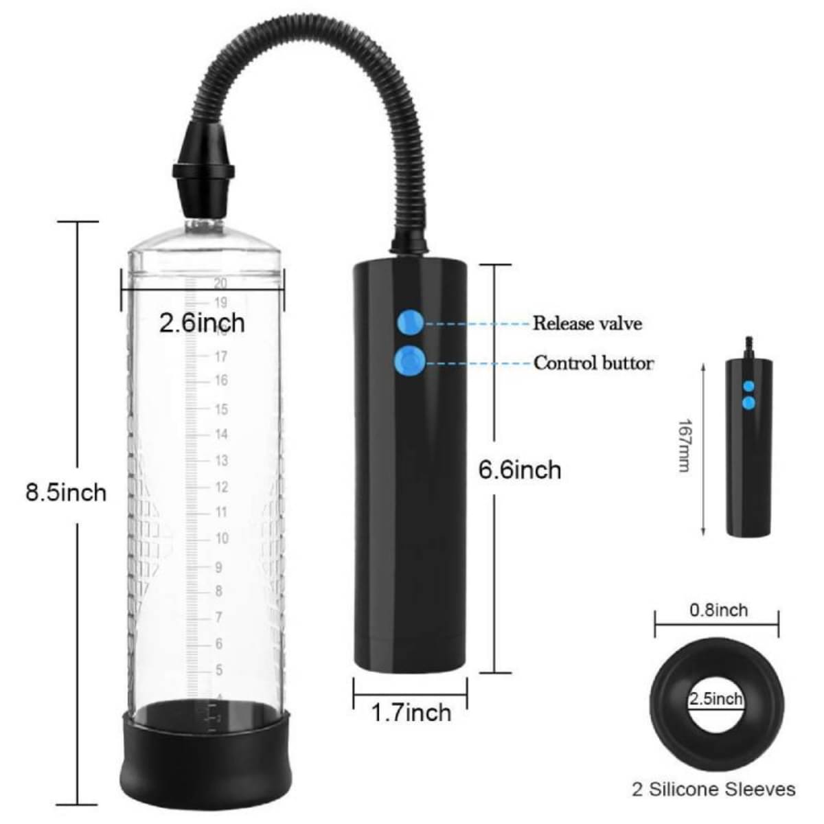     			PREMIUM QUALITY CHARGEABLE AUTOMATIC FULL POWER PENIS ENLARGEMENT PUMP FOR MEN BY NAUGHTY WORLD
