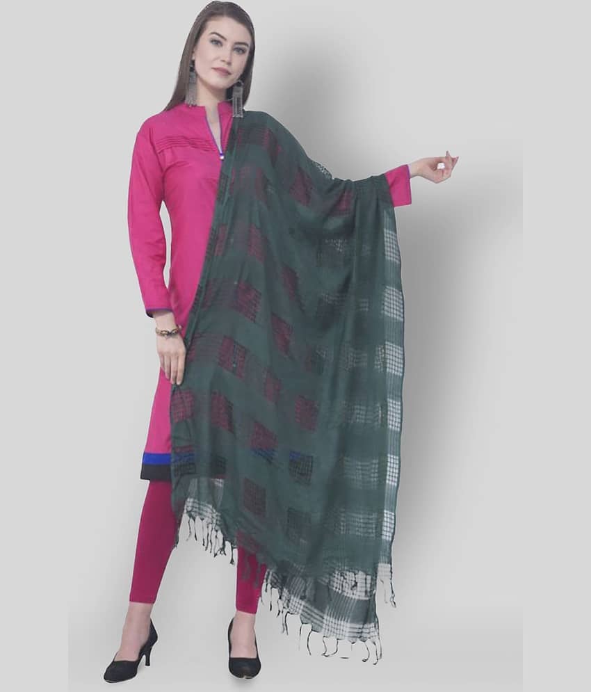 A R Silk Green Cotton Dupatta - Dupattas & Shawls | Buy online on ZillyBuy