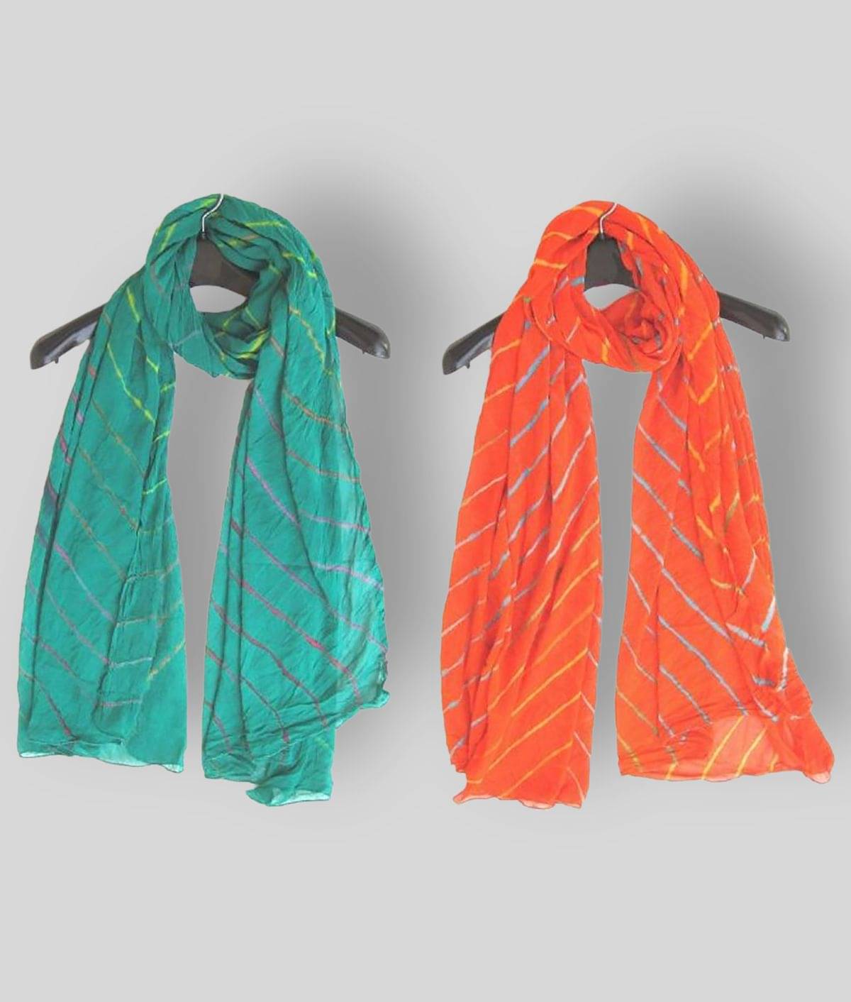 Apratim Multicoloured Chiffon Leheria Dupatta Apratim Multicoloured Chiffon Leheria Dupatta