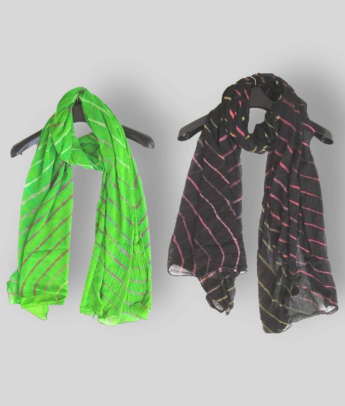 Apratim Multicoloured Chiffon Leheria Dupatta Apratim Multicoloured Chiffon Leheria Dupatta