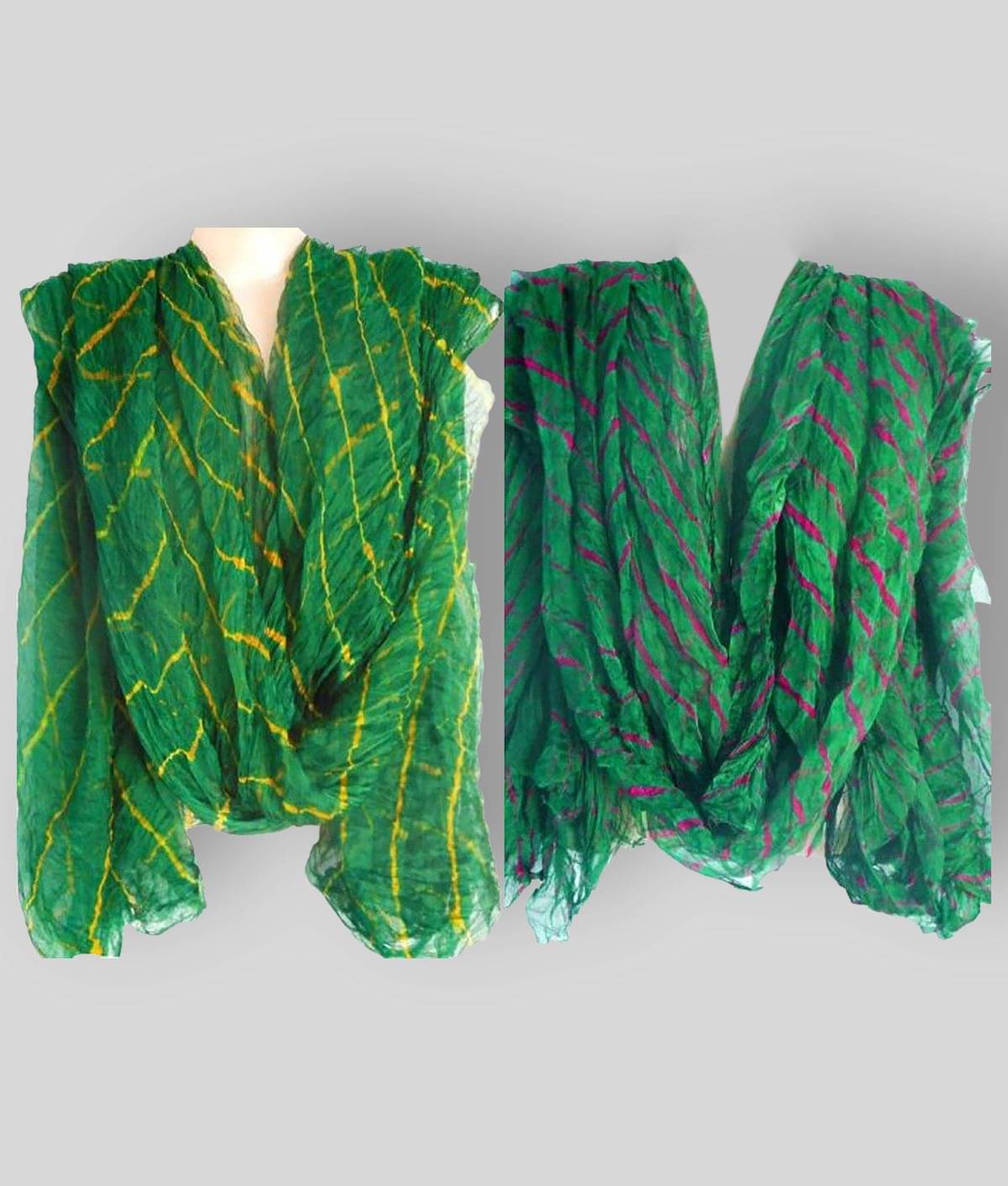 Apratim Multicoloured Chiffon Leheria Dupatta Apratim Multicoloured Chiffon Leheria Dupatta