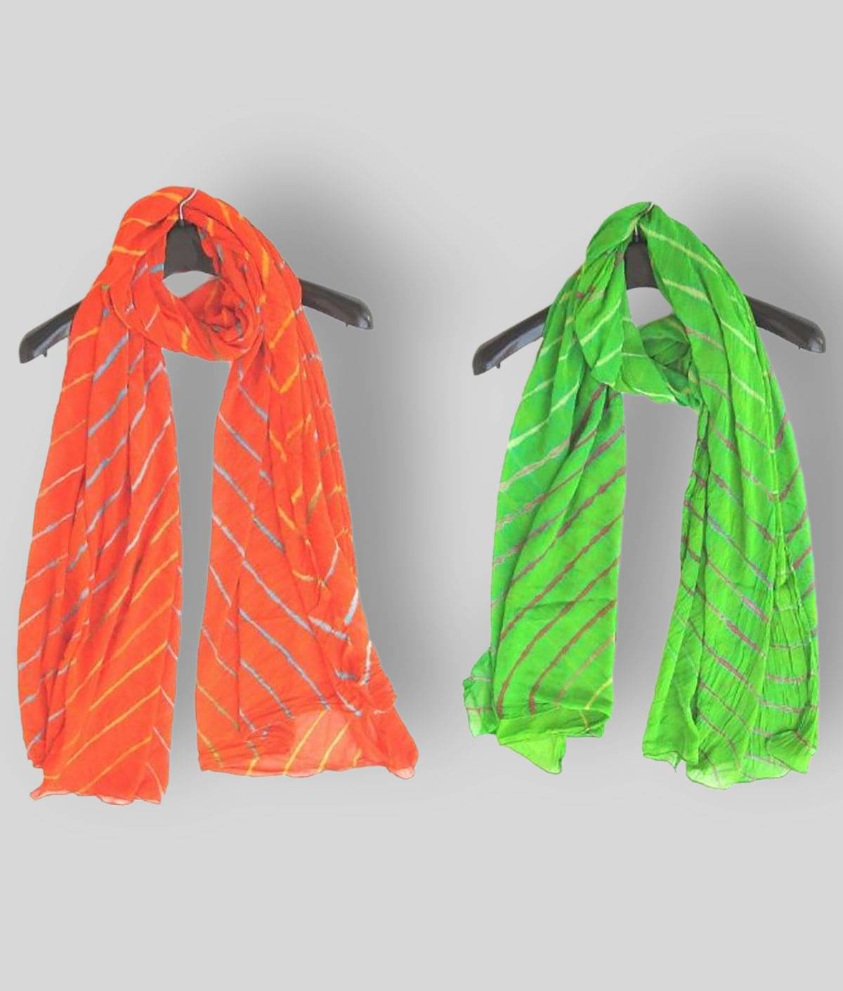 Apratim Multicoloured Chiffon Leheria Dupatta Apratim Multicoloured Chiffon Leheria Dupatta