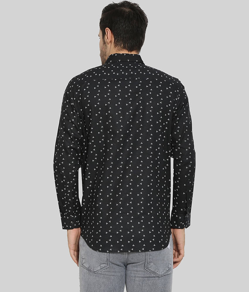 Comey - Black 100% Cotton Regular Fit Men's Casual Shirt ( Pack of 1 )