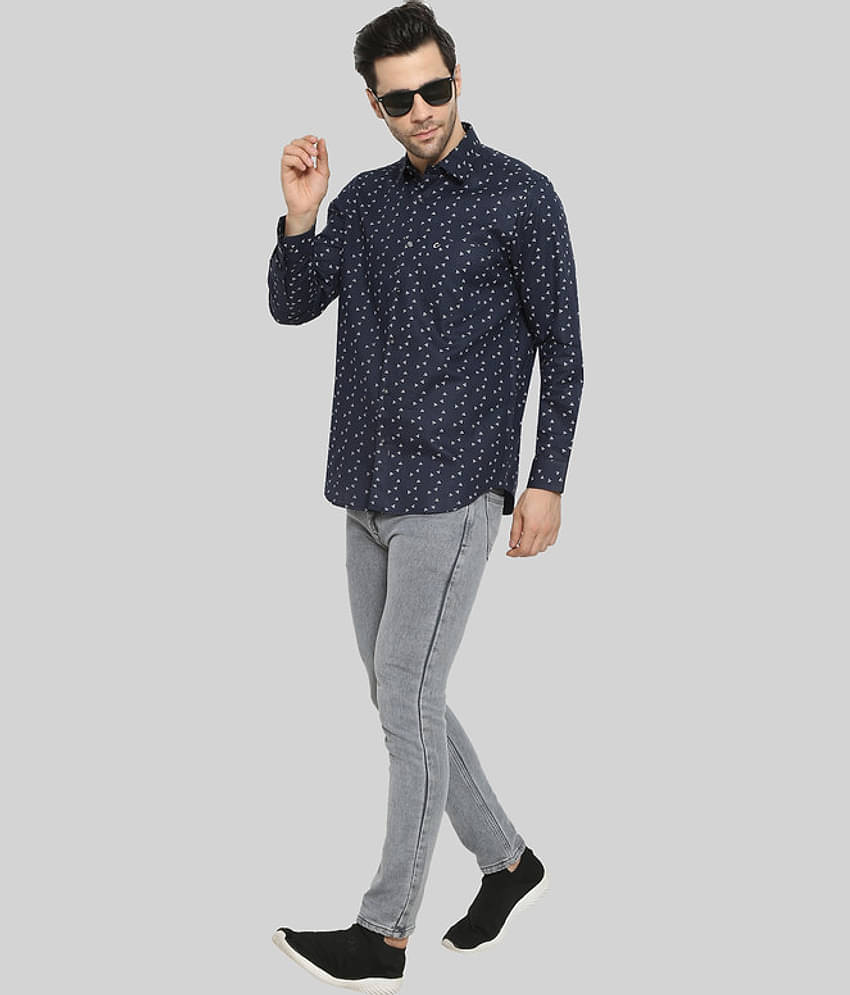 Comey - Black 100% Cotton Regular Fit Men's Casual Shirt ( Pack of 1 )