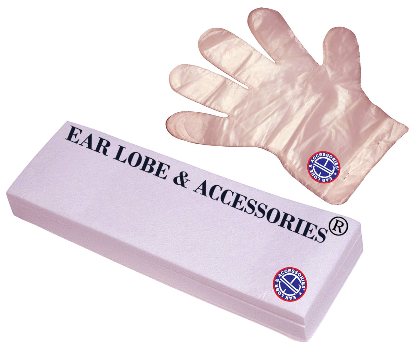     			Ear Lobe & Accessories Combo Pack ( Non Woven Hair Removal Wax Strips/Patti Pack of 20pcs + D Hand Gloves 50pcs )