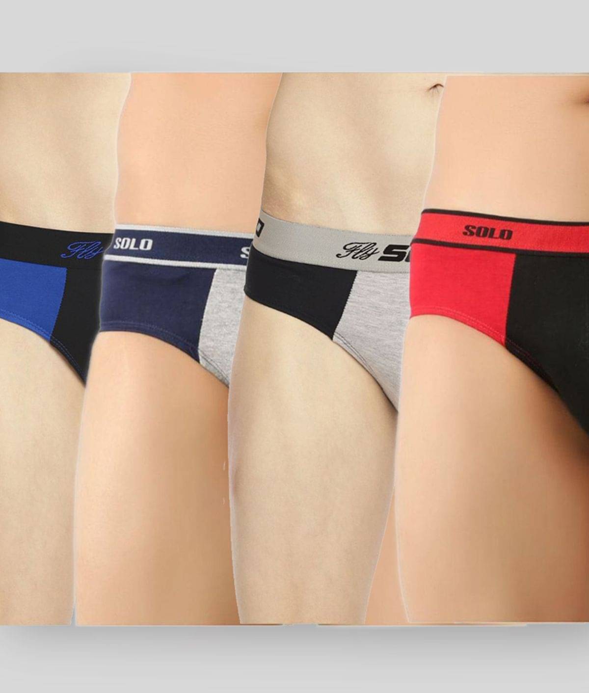 Solo Pack of 5 Cotton Trunks For Men's ( Multicolor ) Solo Pack of 5 Cotton Trunks For Men's ( Multicolor )