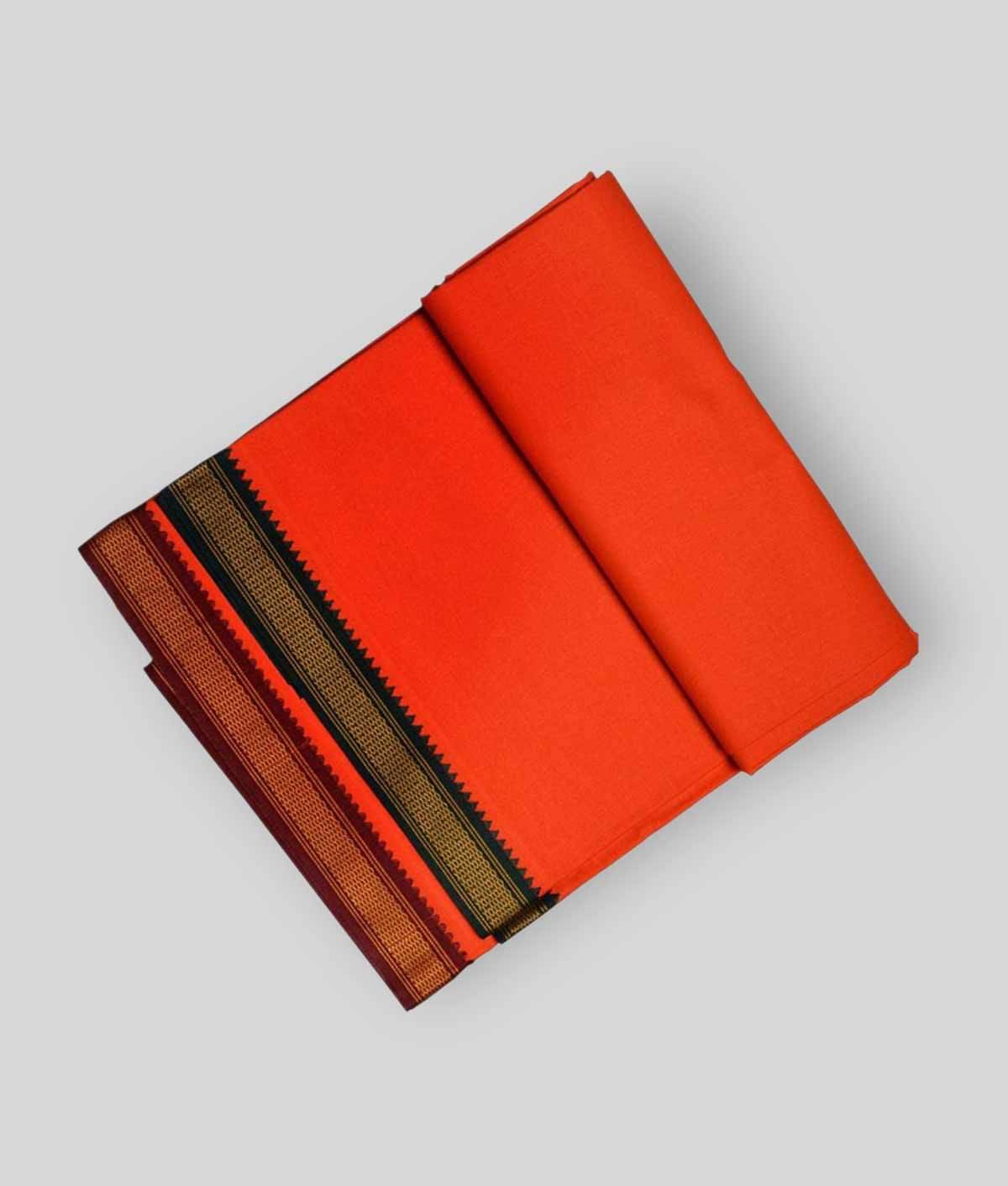     			Abhikram Cotton Men's Lungi Orange ( Pack of 1 )