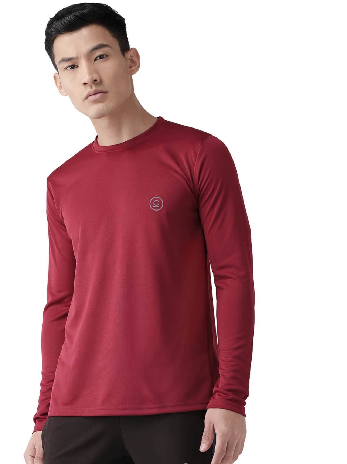     			Chkokko - Polyester Regular Fit Maroon Men's Sports T-Shirt ( Pack of 1 )