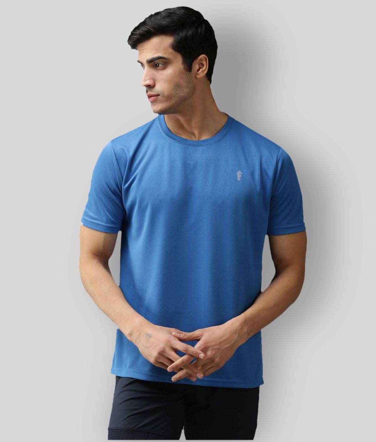     			EPPE - Blue Polyester Regular Fit Men's Sports T-Shirt ( Pack of 1 )