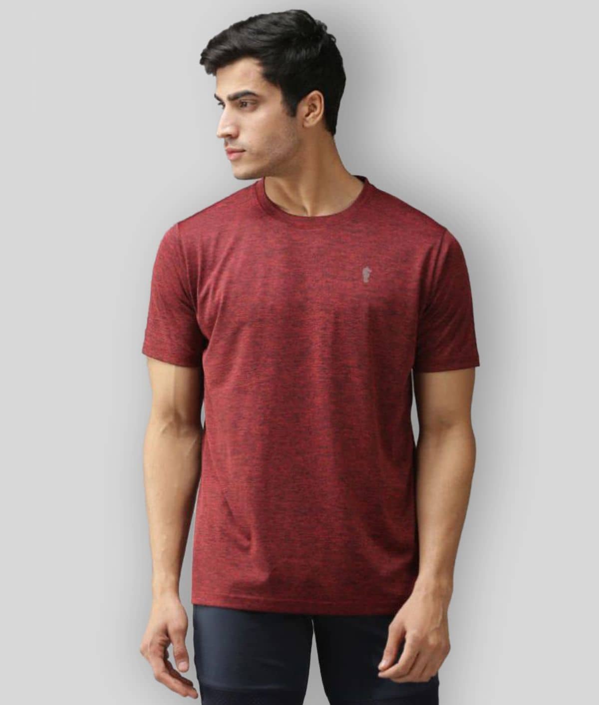 EPPE - Maroon Polyester Regular Fit Men's Sports T-Shirt ( Pack of 1 )
