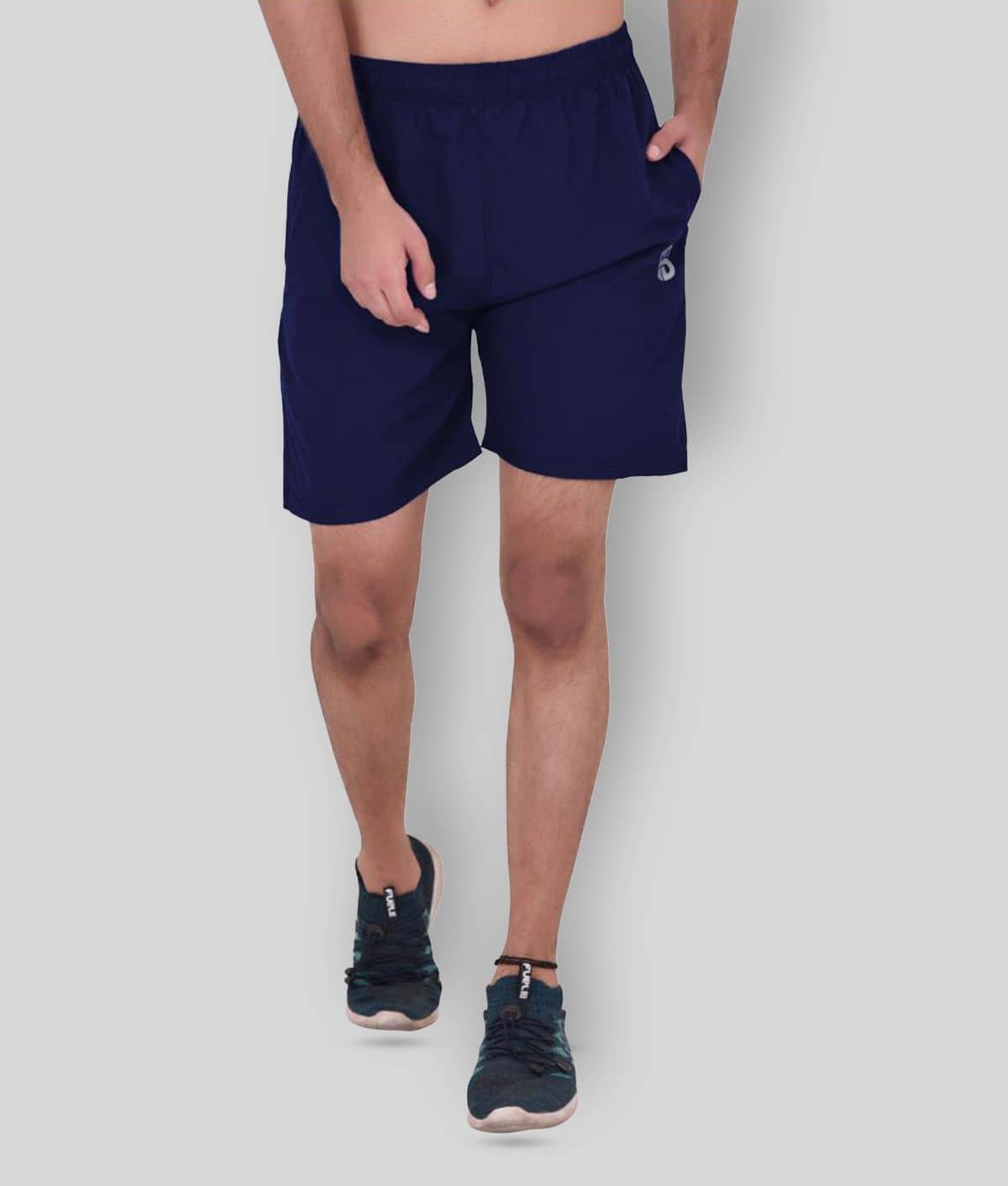 Forbro - Blue Polyester Men's Shorts ( Pack of 1 ) - Shorts | Buy online on ZillyBuy