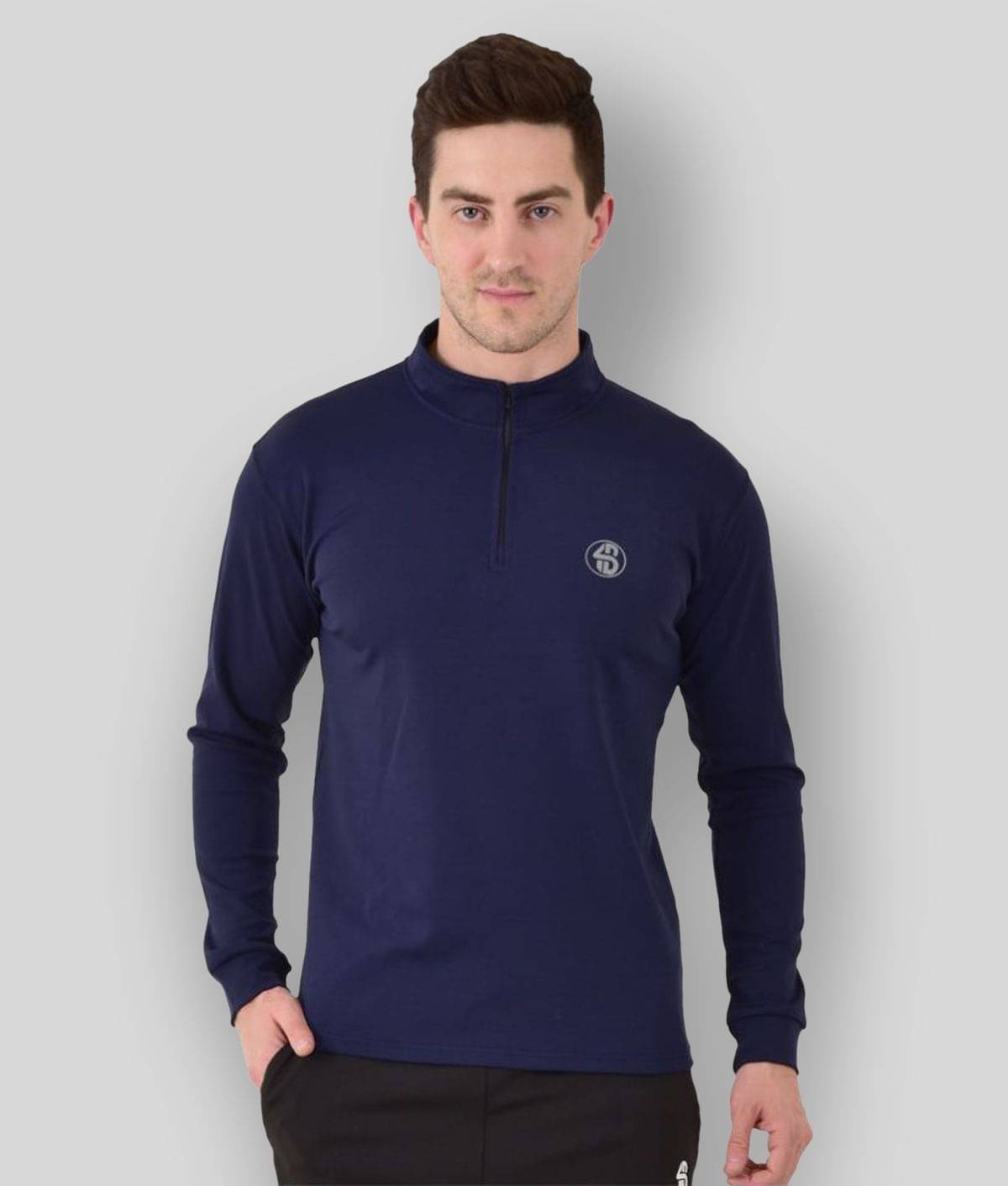 Forbro Navy Polyester Lycra T-Shirt Single Pack Forbro Navy Polyester Lycra T-Shirt Single Pack