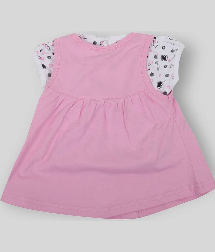 NammaBaby - Cotton Blend Pink Baby Girl Frock ( Pack of 1 )