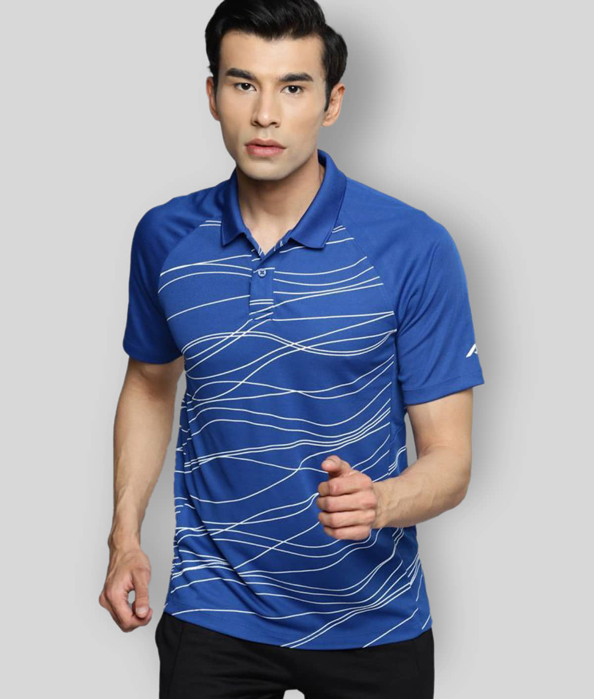 Alcis - Blue Polyester Slim Fit Men's Sports Polo T-Shirt ( Pack of 1 )