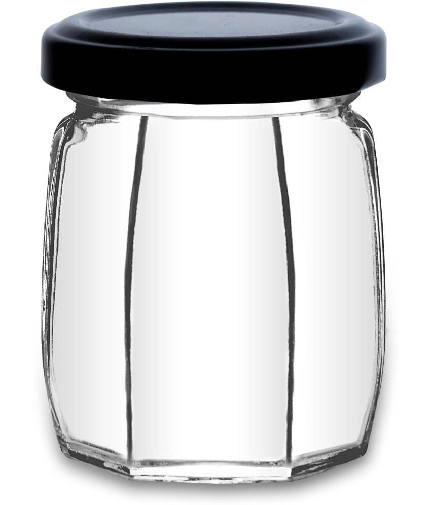     			CROCO JAR - Black Glass Food Container ( Pack of 1 )