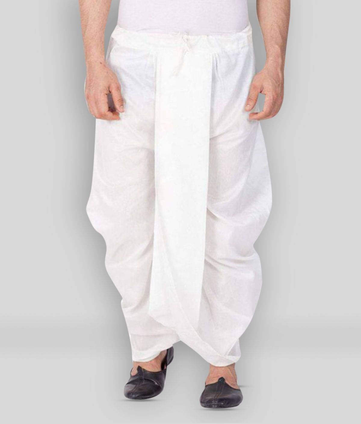 GN hub White Dhoti     			GN hub White Dhoti
