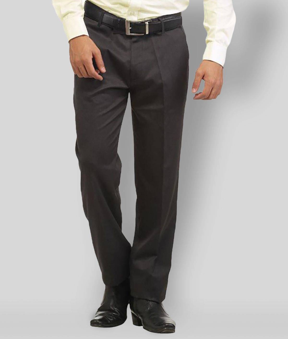     			Inspire Clothing Inspiration - Black Polycotton Slim - Fit Men's Formal Pants ( Pack of 1 )