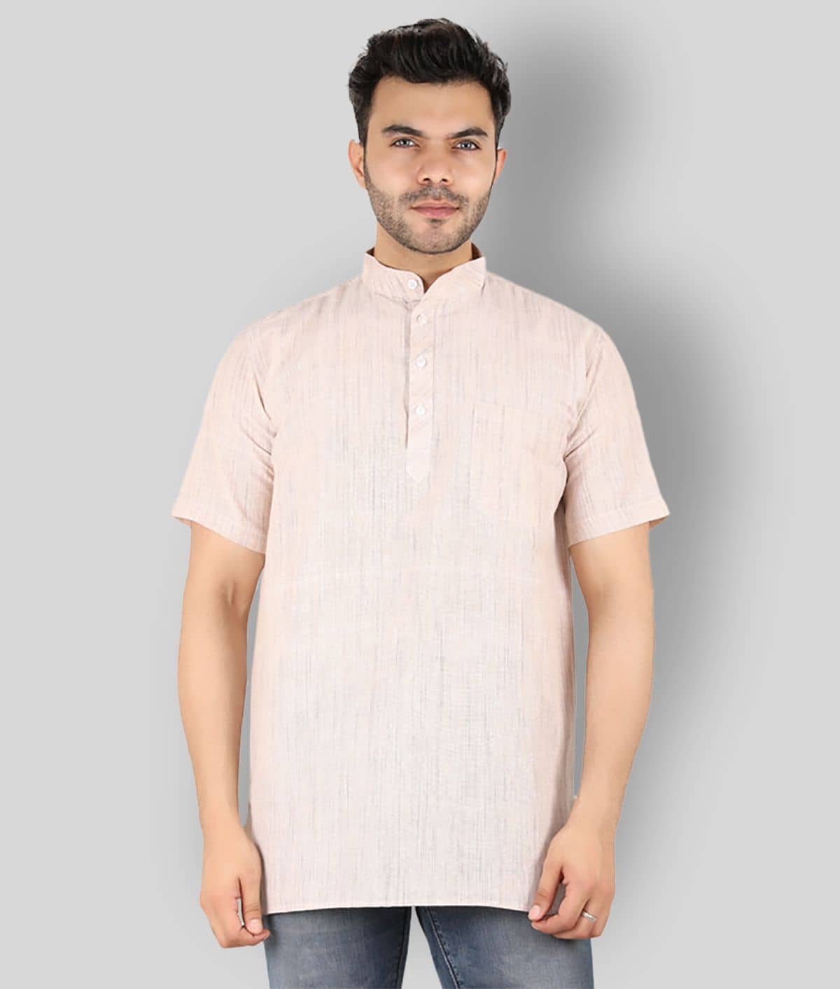 Latest Chikan Pink Cotton Kurta Single - Kurtas & Kurta Sets | Buy online on ZillyBuy
