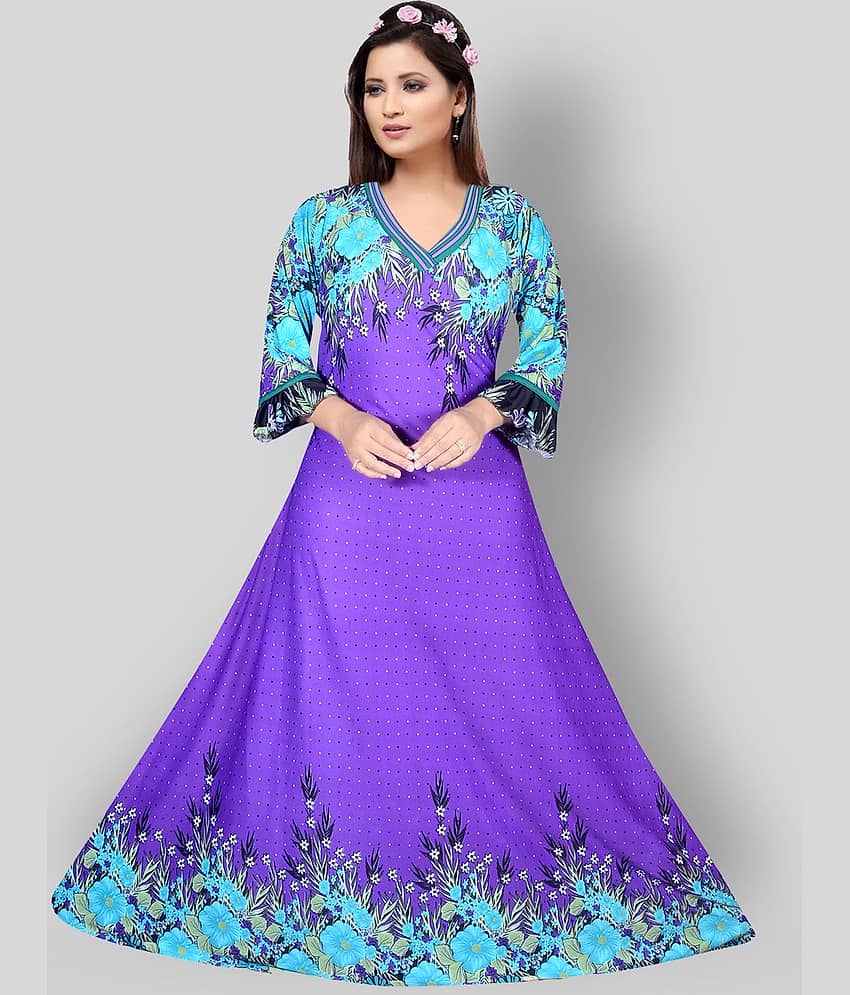 PURSA - Multicolor Satin Women's Nightwear Nighty & Night Gowns - Nightwear & Loungewear | Buy online on ZillyBuy