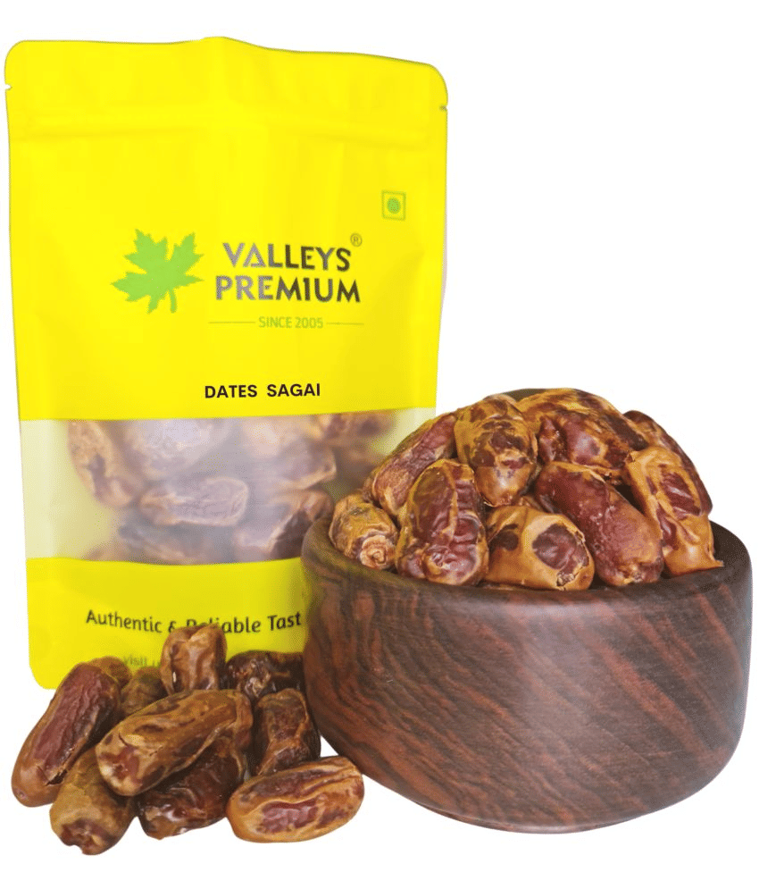 Valleys Premium Saudi Arabian Sagai Dates 800 Grams     			Valleys Premium Saudi Arabian Sagai Dates 800 Grams