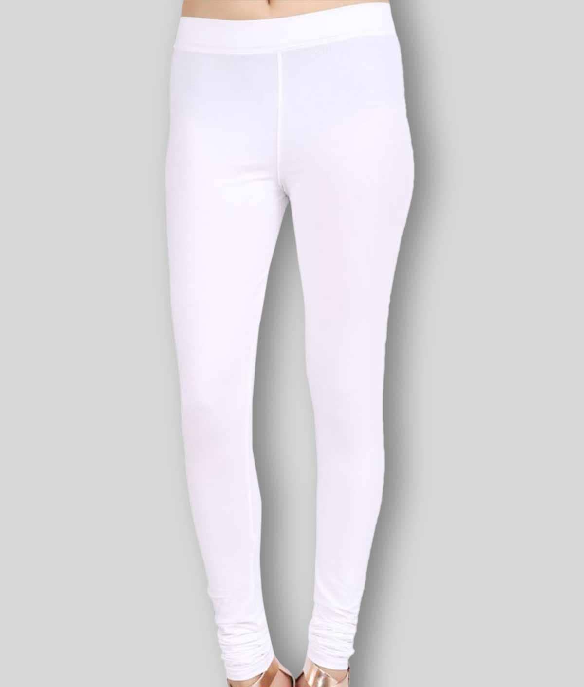 Zalula - White Cotton Blend Slim Fit Women's Casual Pants  ( Pack of 1 ) - Trousers | Buy online on ZillyBuy