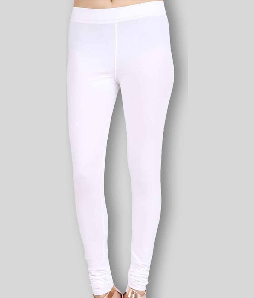 Zalula - White Cotton Blend Slim Fit Women's Casual Pants ( Pack of 1 ) - Trousers | Buy online on ZillyBuy