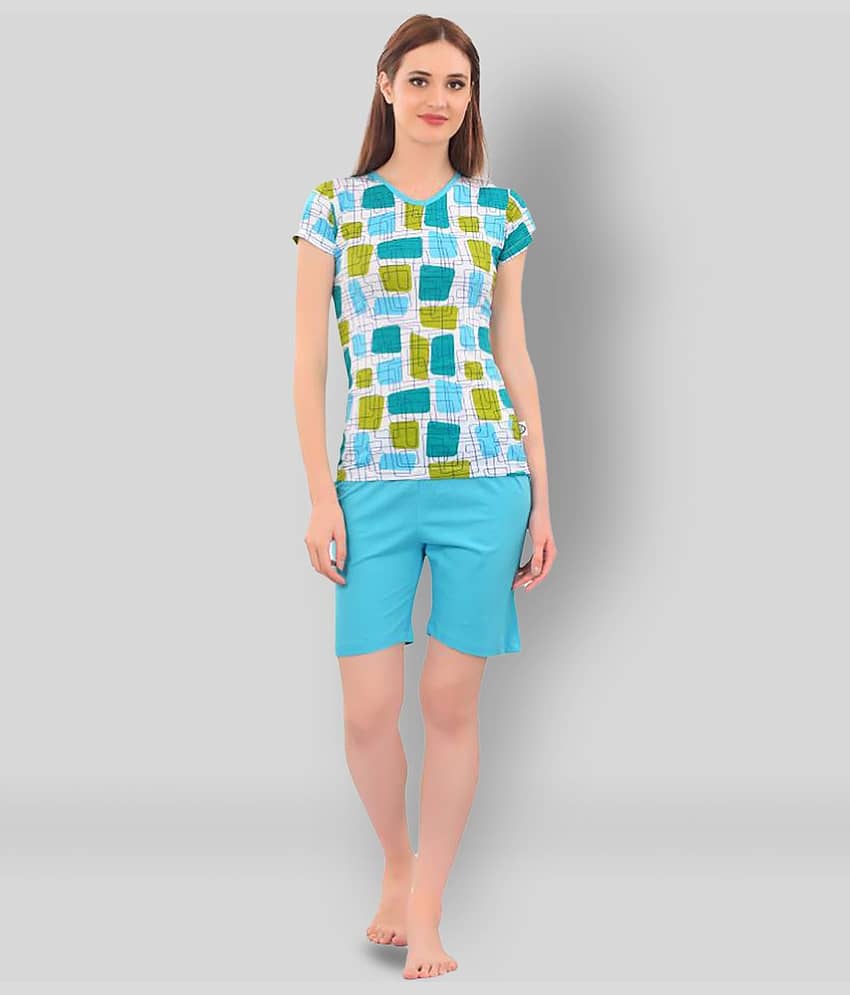 Zebu - Multicolor Cotton Women's Nightwear Nightsuit Sets - Nightwear & Loungewear | Buy online on ZillyBuy