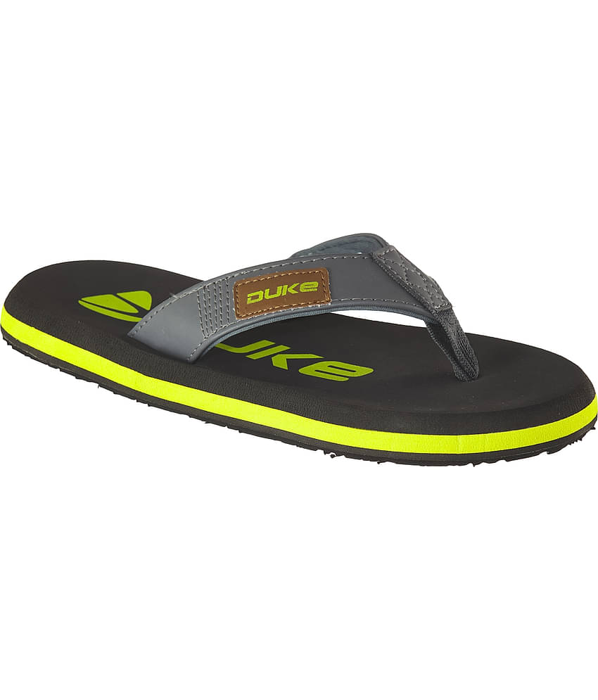 Duke - Gray Men's Thong Flip Flop