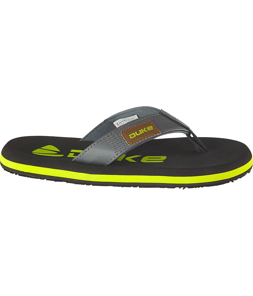Duke - Gray Men's Thong Flip Flop