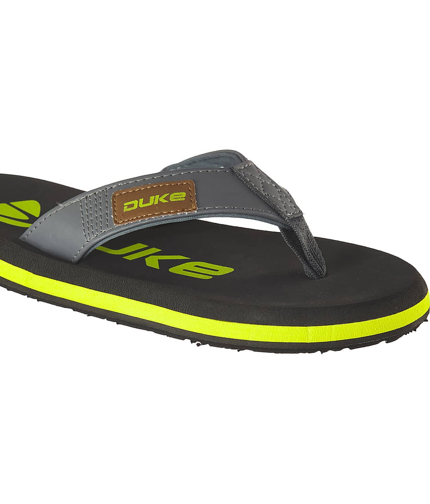 Duke - Gray Men's Thong Flip Flop