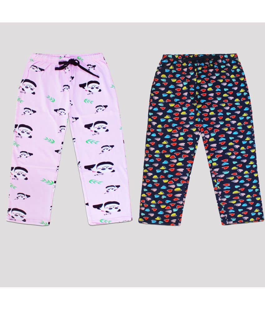 Ariel Pack of 2 Girls 100% Cotton Pyjama ( Multi Color ) - Kurtas & Kurta Sets | Buy online on ZillyBuy