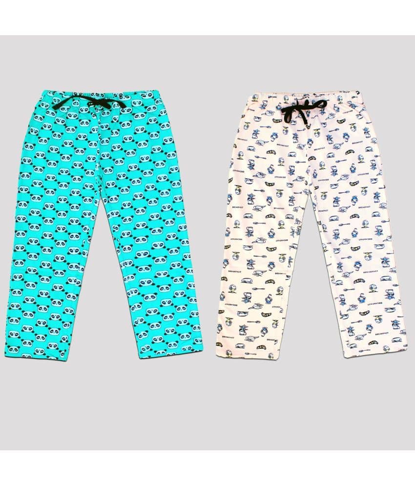 Ariel Pack of 2 Girls 100% Cotton Pyjama ( Multi Color ) - Kurtas & Kurta Sets | Buy online on ZillyBuy