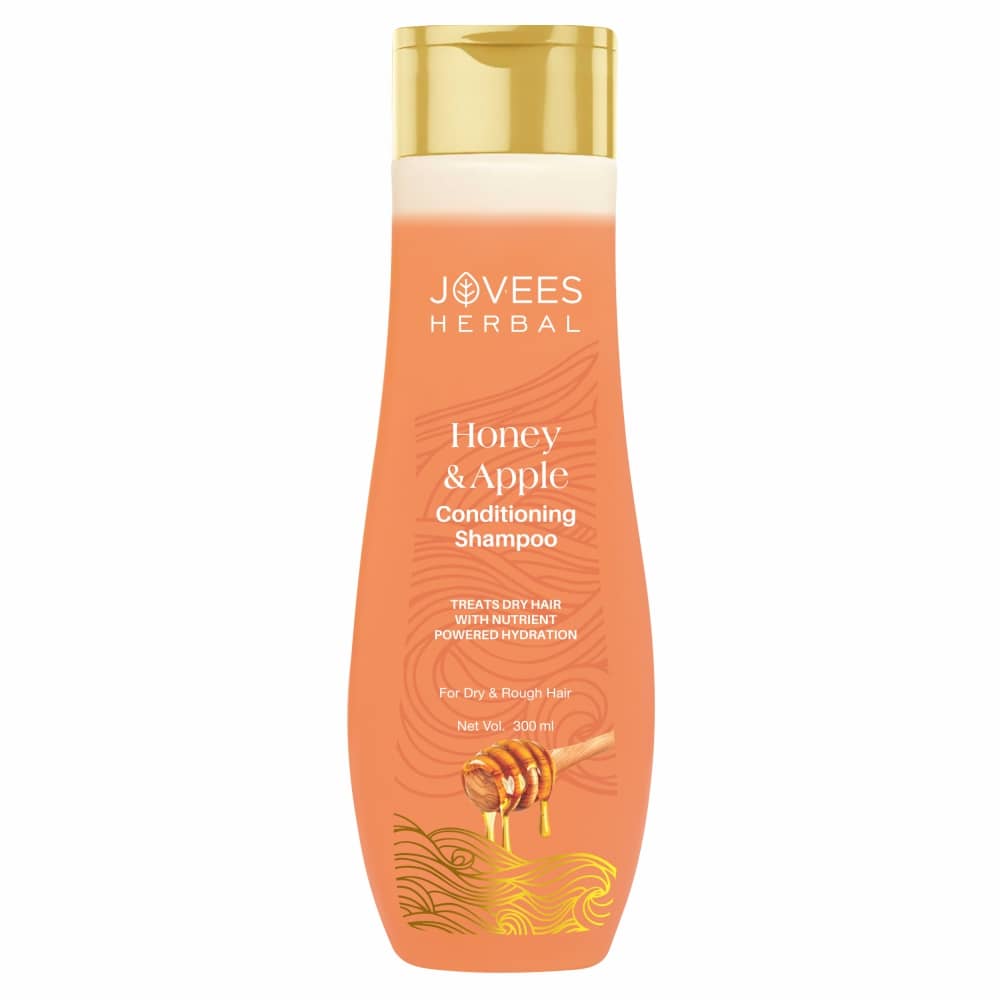 Jovees Herbal Honey & Apple Conditioning Shampoo For Dry & Rough Hair, 300ml (Pack of 1)