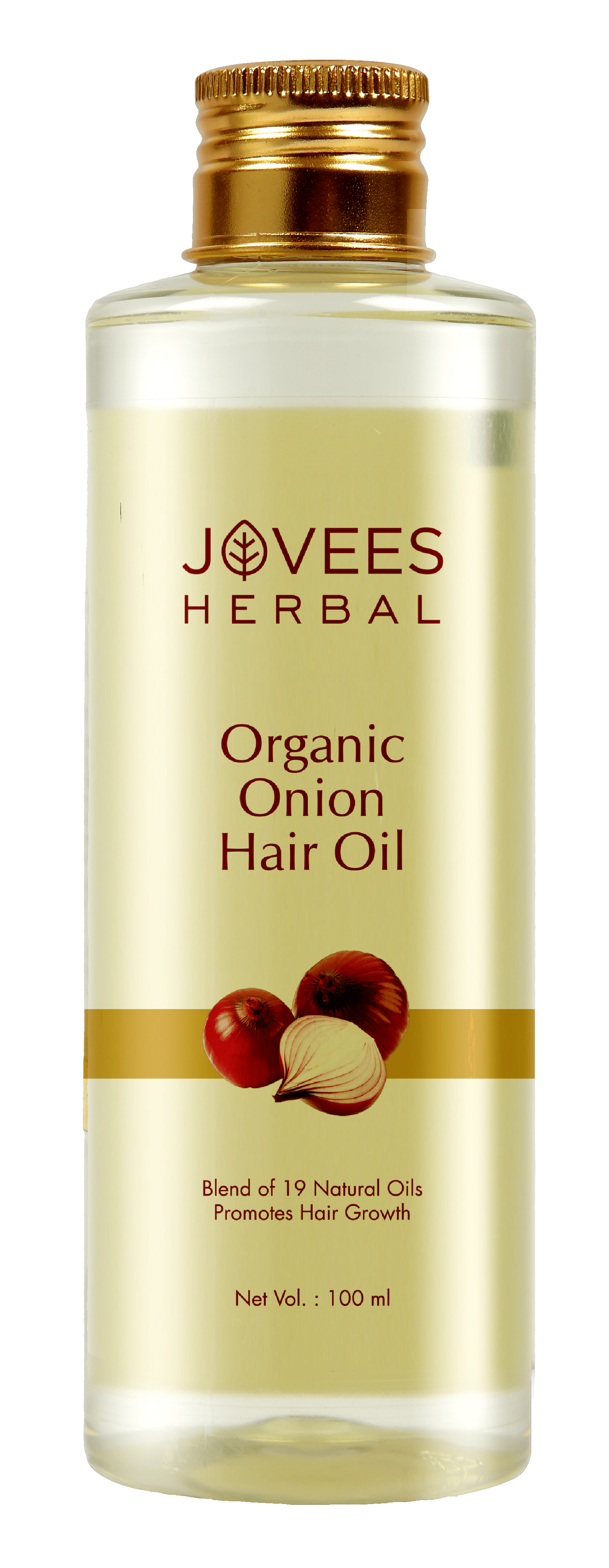 Jovees Herbal Organic Onion Hair Oil Controls Hair Fall For All Hair Types (Pack of 1)