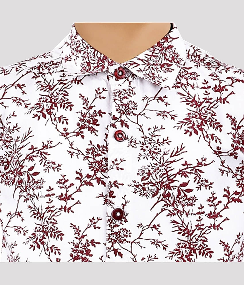 Made In The Shade Pack of 1 Boys 100% Cotton Half Sleeves Shirt ( Maroon )