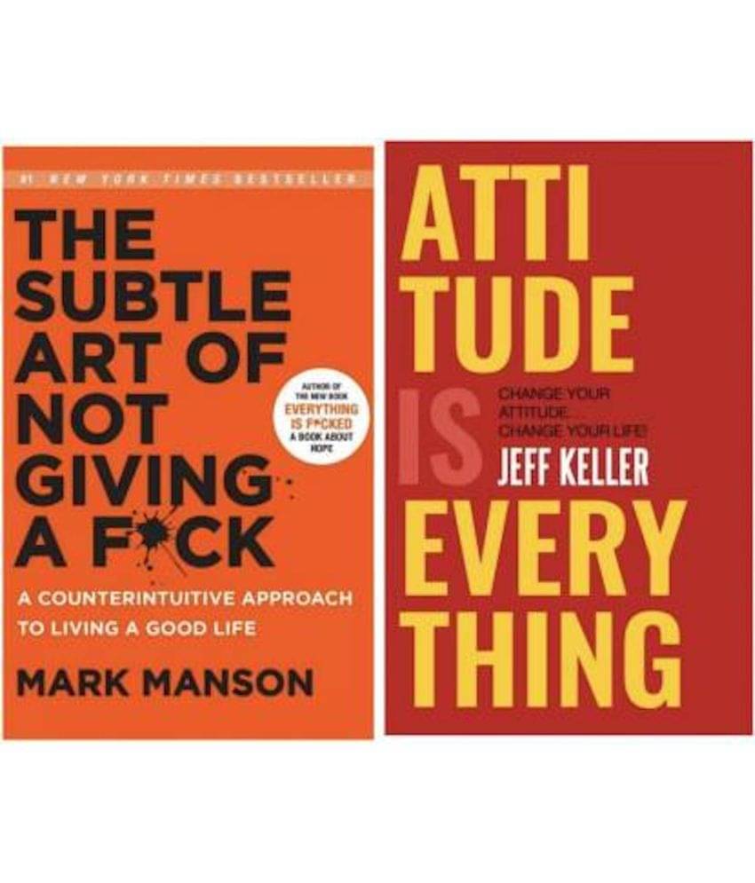 The Subtle Art Of Not Giving A F*ck & Attitude Is Everything (Paperback, Mark Manson, Jeff Keller) The Subtle Art Of Not Giving A F*ck & Attitude Is Everything (Paperback, Mark Manson, Jeff Keller)