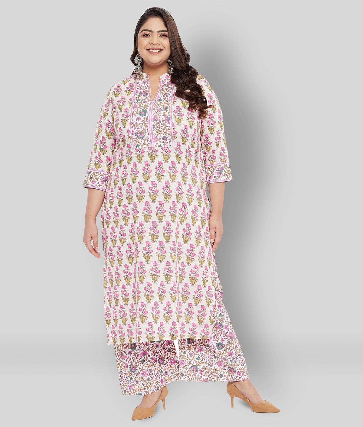 Tissu - Cream Straight Cotton Women's Stitched Salwar Suit ( Pack of 1 ) Tissu - Cream Straight Cotton Women's Stitched Salwar Suit ( Pack of 1 )