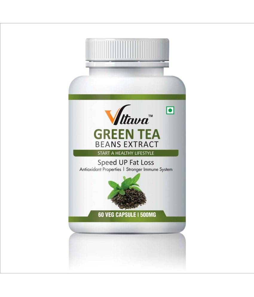     			Vltava Green Tea Slim Capsule Fat Burner Weight Loss 60 mg Unflavoured Single Pack