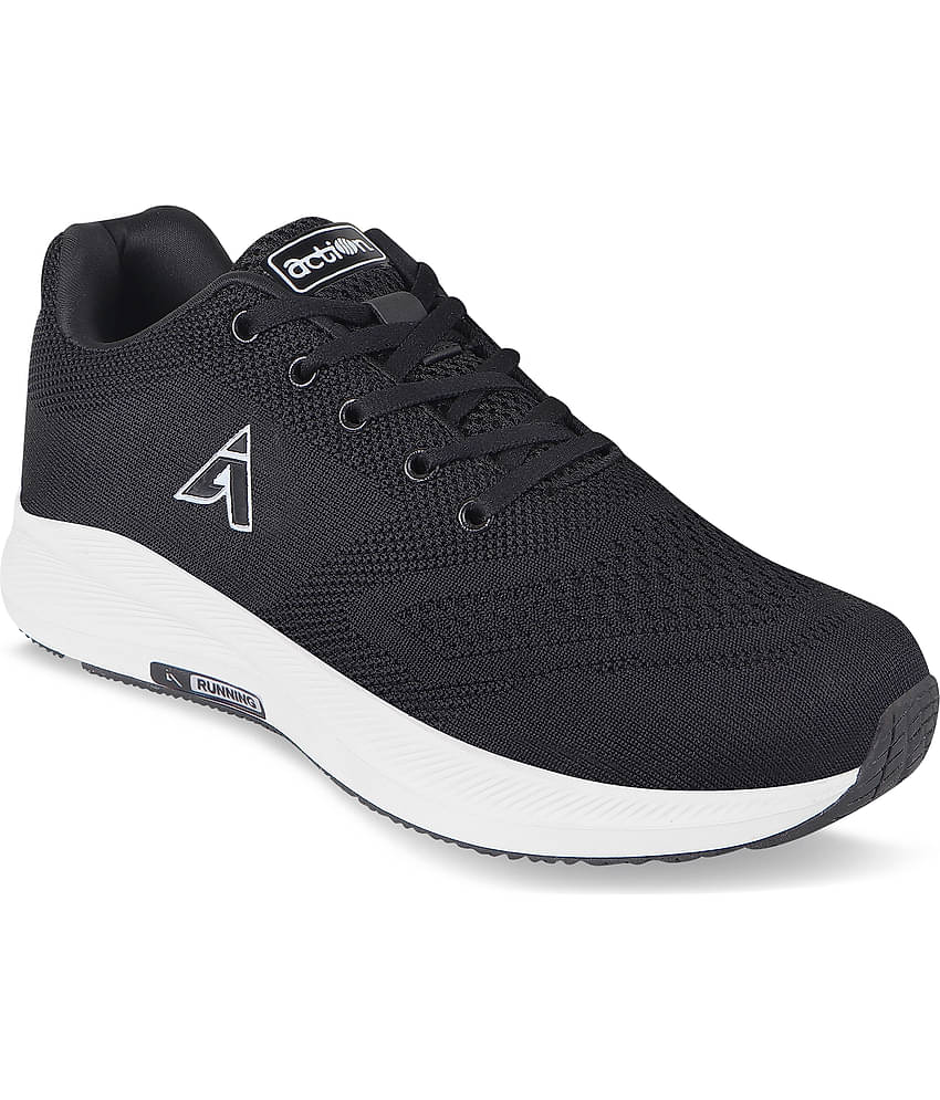 Action Black Men's Sports Running Shoes
