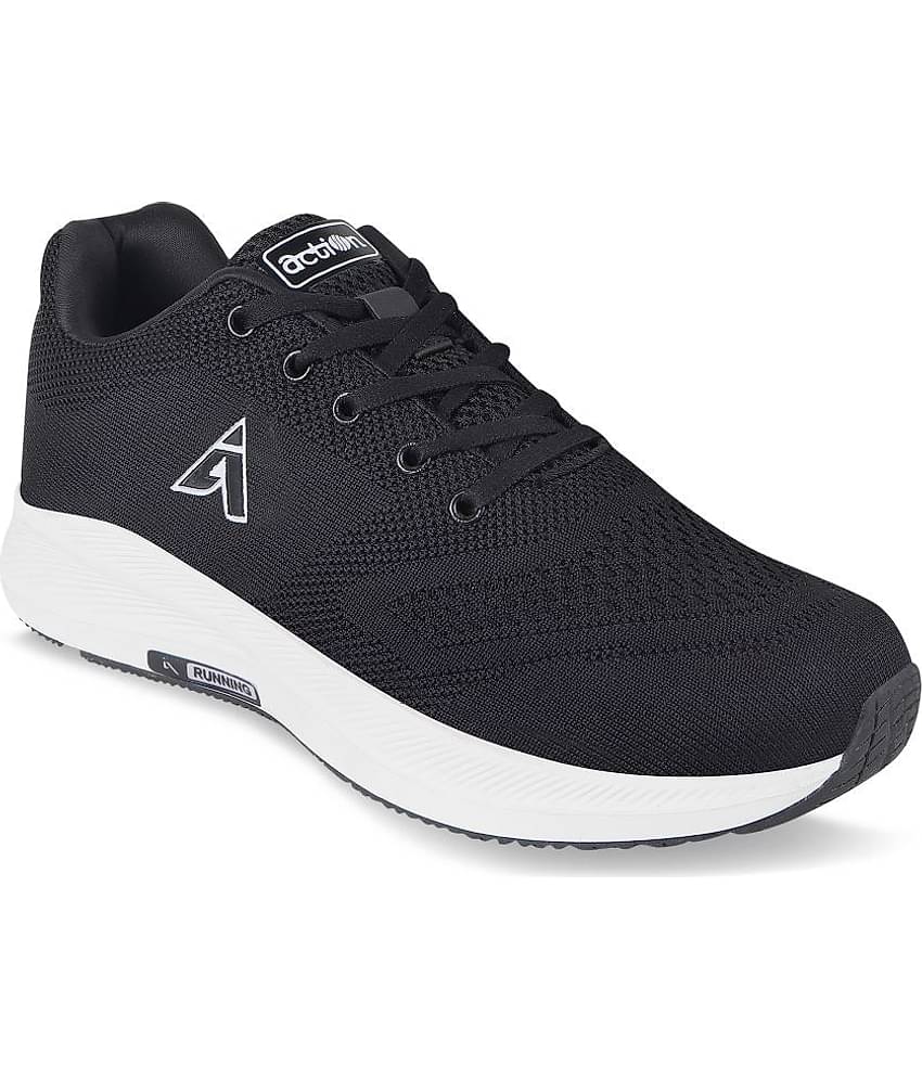 Action Black Men's Sports Running Shoes