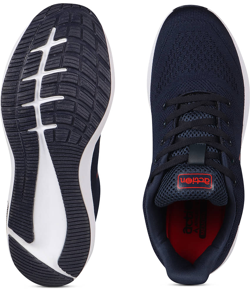 Action Black Men's Sports Running Shoes