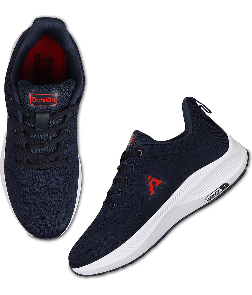 Action Black Men's Sports Running Shoes