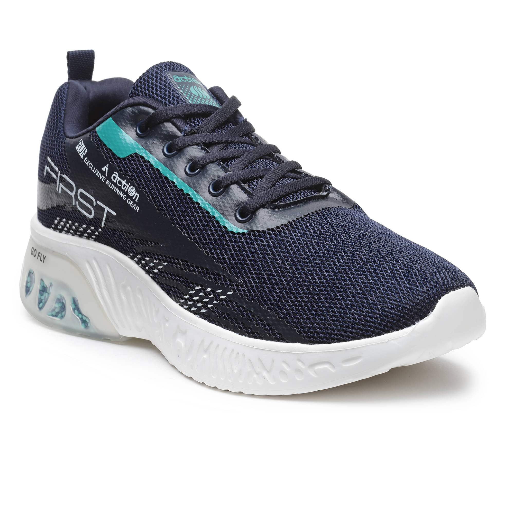     			Action - Navy Men's Sports Running Shoes