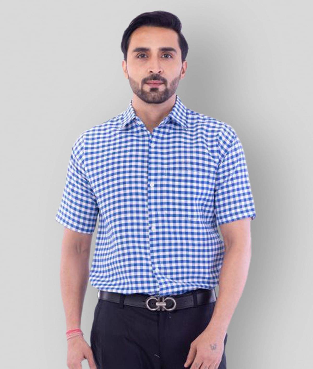     			DESHBANDHU DBK - Multicolor Cotton Regular Fit Men's Formal Shirt (Pack of 1)