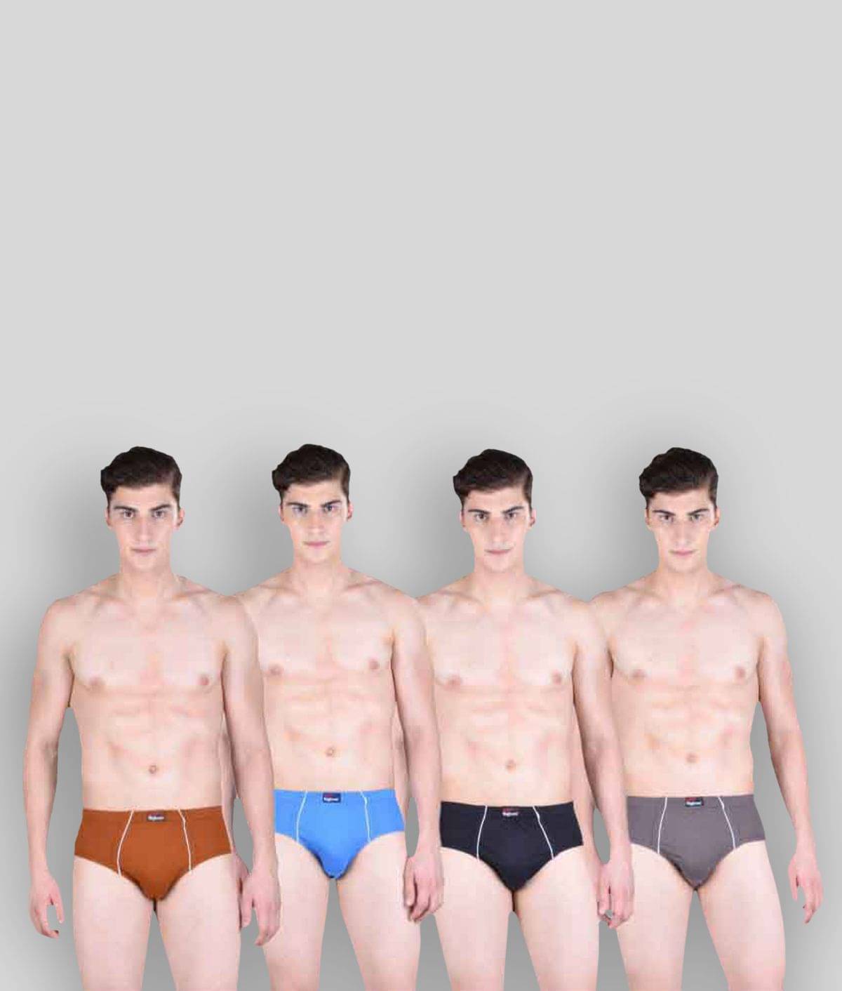 Dollar Bigboss Men's Pack of 4 Combed Cotton Solid Brief With Anti-Microbial Odour Control (Colour May Vary)     			Dollar Bigboss Men's Pack of 4 Combed Cotton Solid Brief With Anti-Microbial Odour Control (Colour May Vary)