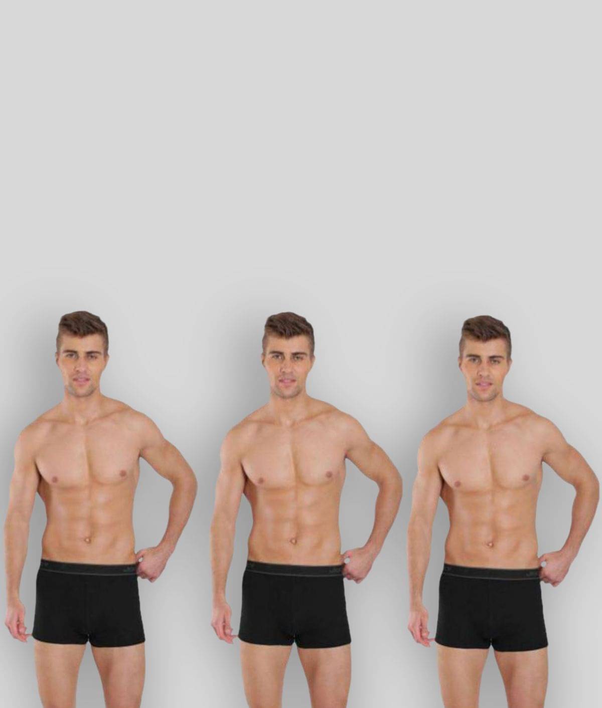 Jockey Black Trunk Pack of 3 Jockey Black Trunk Pack of 3